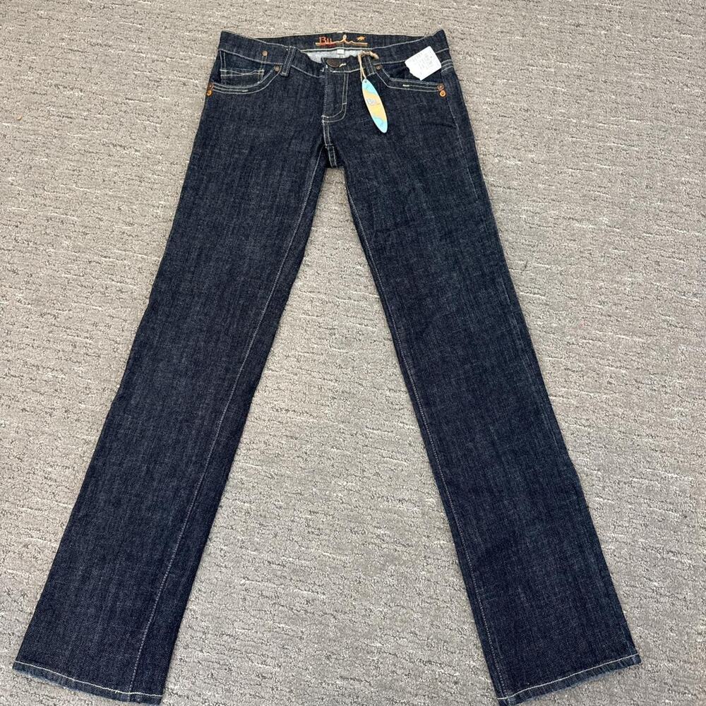 NWT Y2K vintage stonewashed dark denim low rise jeans